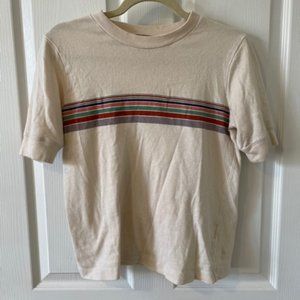 Madewell Rainbow Stripe Tee